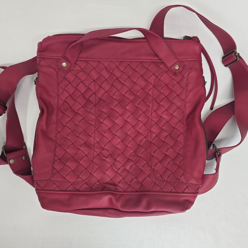Chic Quilted Pink Women's Backpack
